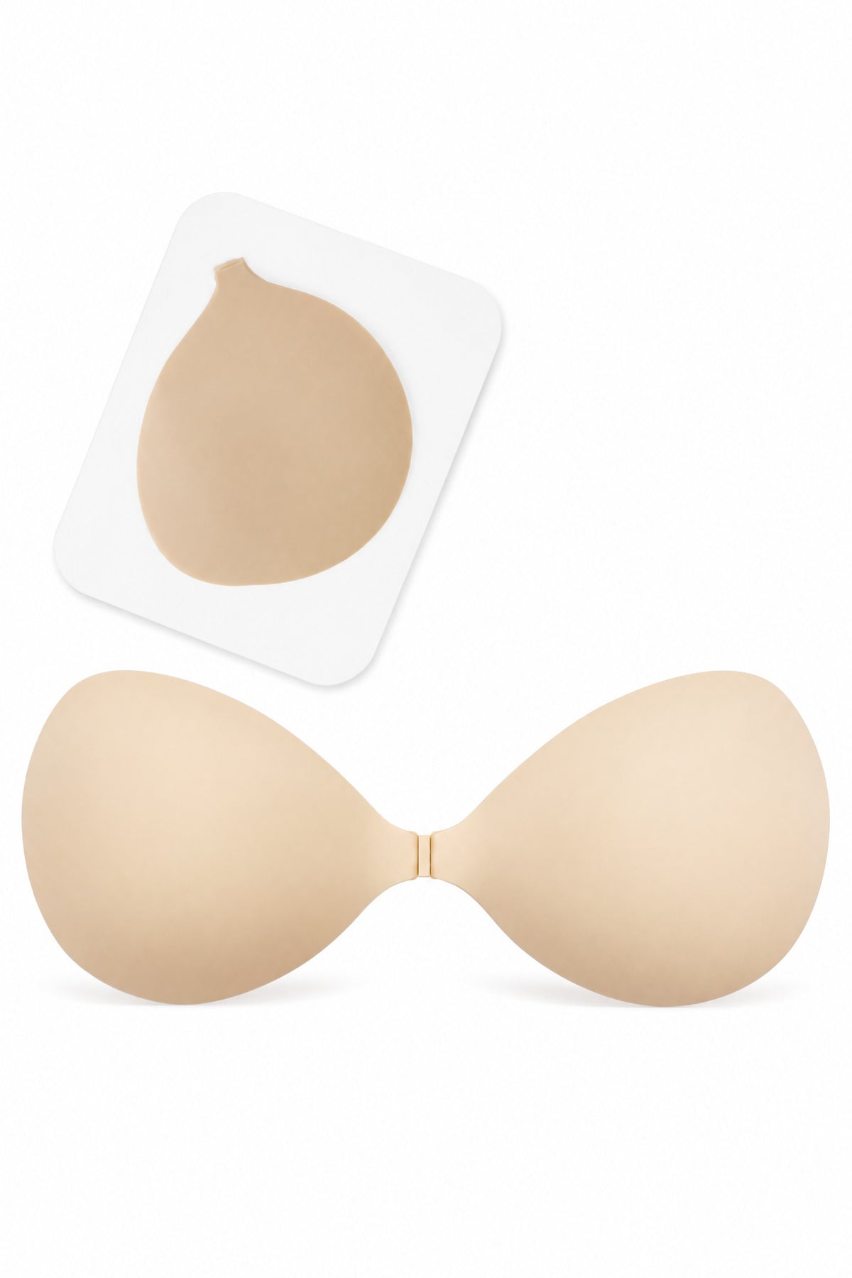 Sticky Push-Up Bra in Light with its storage board